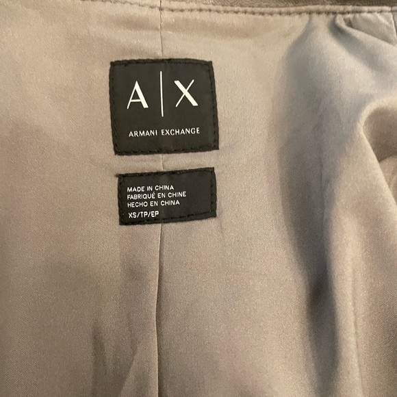 New - Armani Exchange vegan leather utility/bike jacket - Picture 5 of 11